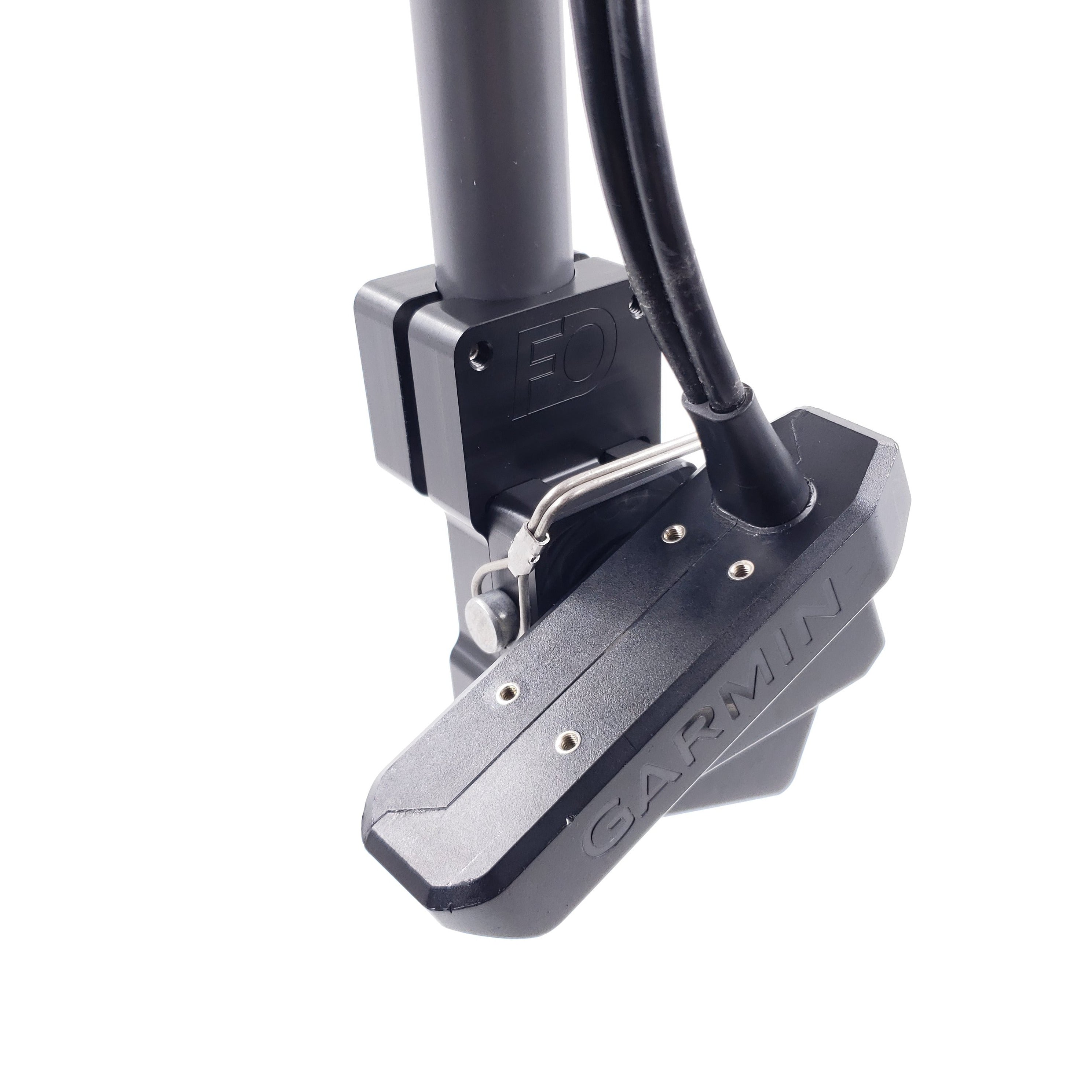 0 DEGREE GARMIN ICE POLE FORWARD/DOWN/PERSPECTIVE MOUNT, QUICK RELEASE TRANSDUCER MOUNT