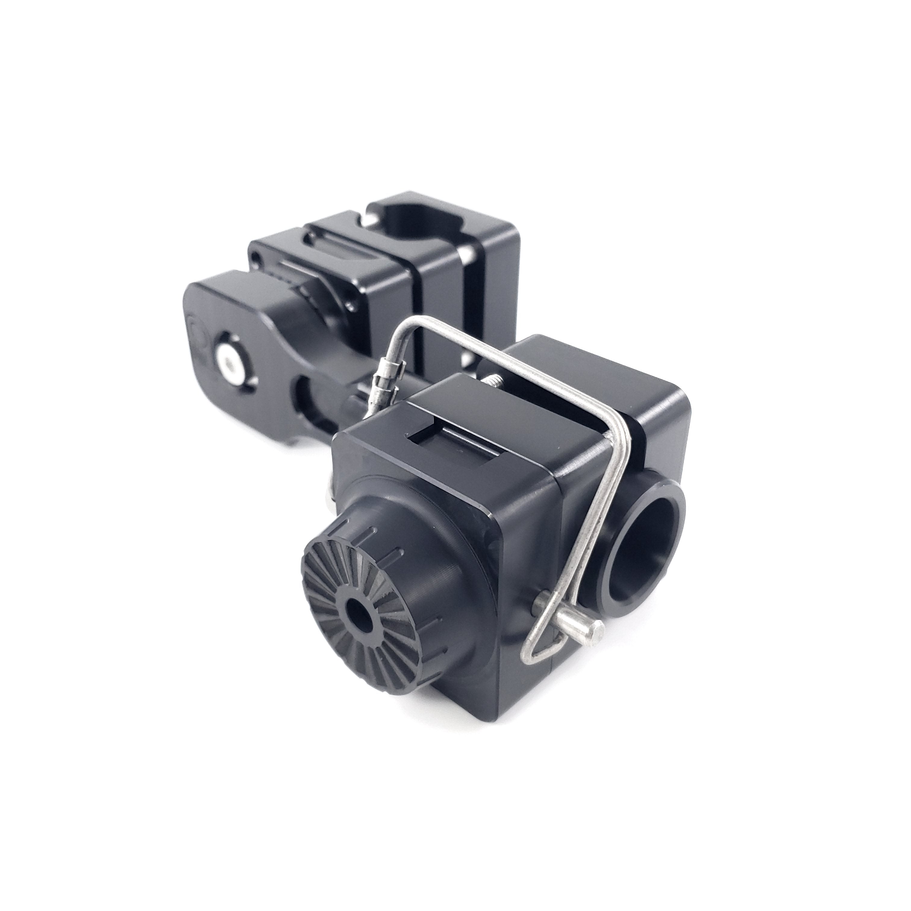 DOMINATOR-GARMIN LVS34 QUICK RELEASE MOUNT FOR MINN KOTA ULTREX QUEST TROLLING MOTOR / F.O. LINK SPACER INCLUDED