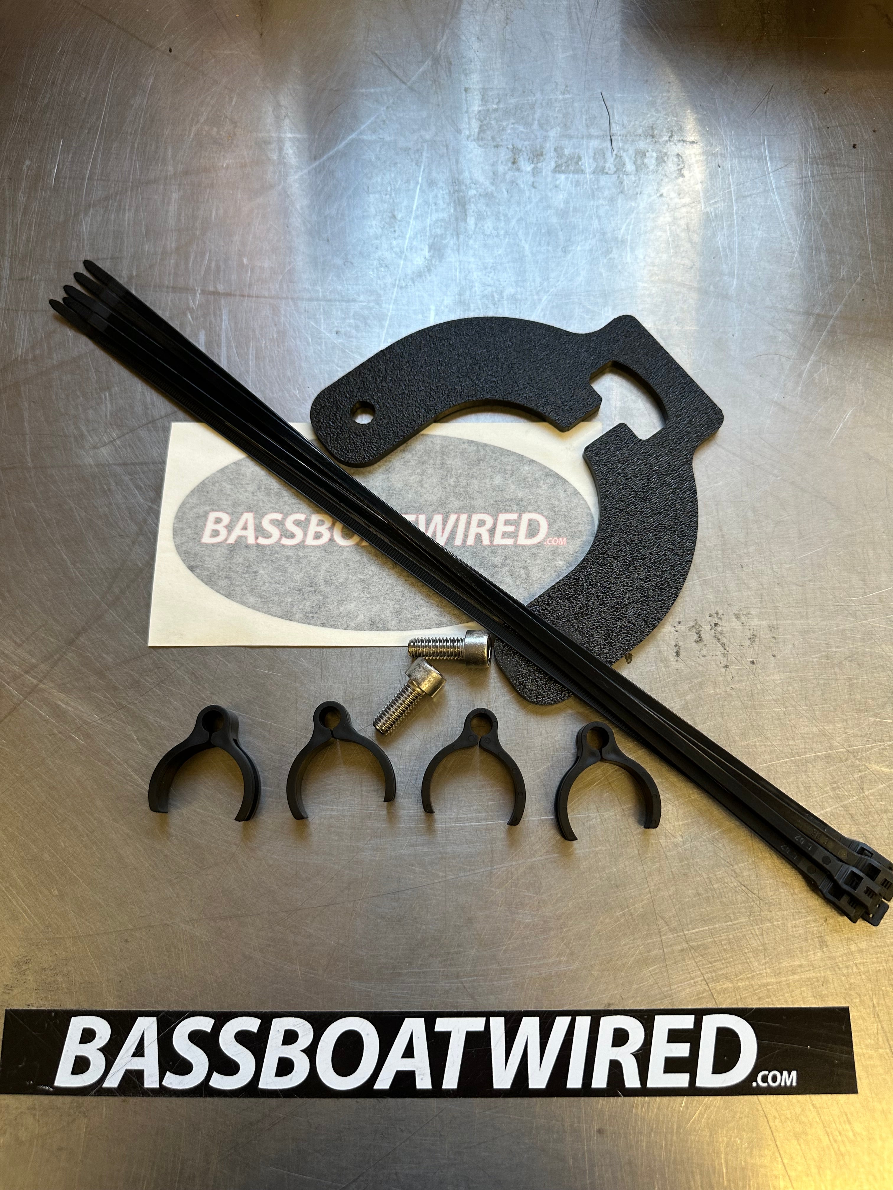 Trolling Motor Transducer Installation Kit for Lowrance Ghost