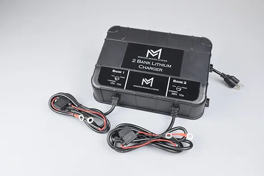 Dual 12v & 36v marine waterproof AGM/Lithium charger