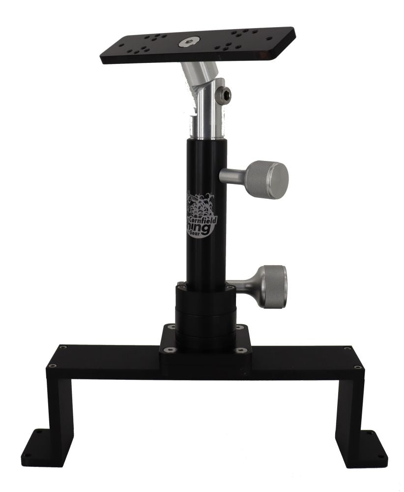 Cornfield Fishing Gear - Telescoping Short Swivel Single Mount w/ Bridge