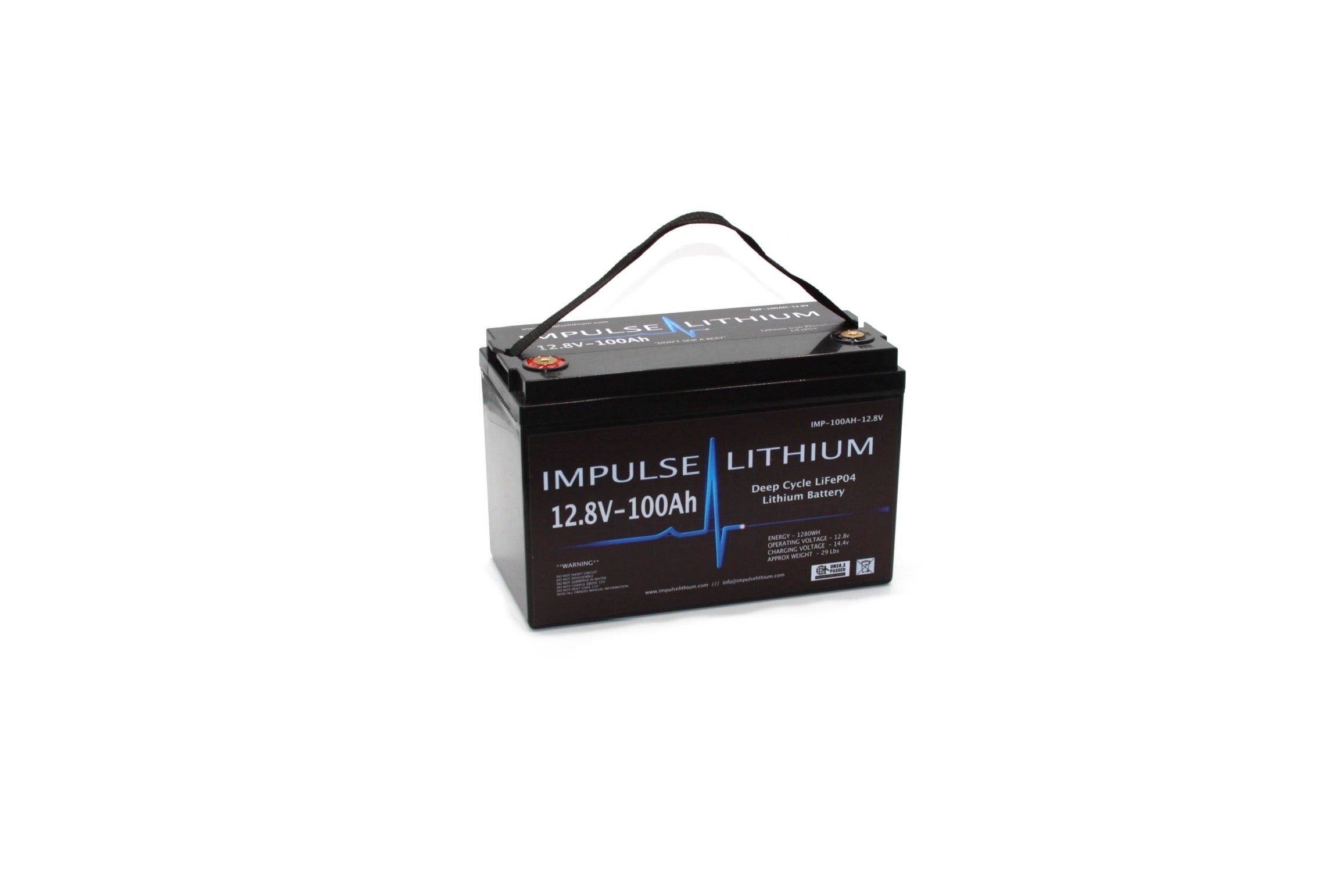 Impulse Lithium 12V 100AH Platinum Series Bluetooth LiFePO4 Battery Lithium Ion