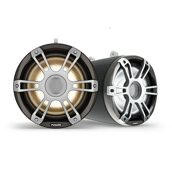 Fusion SG-FLT883SPB 8.8" Tower Speaker Black With CRGBW Lighting
