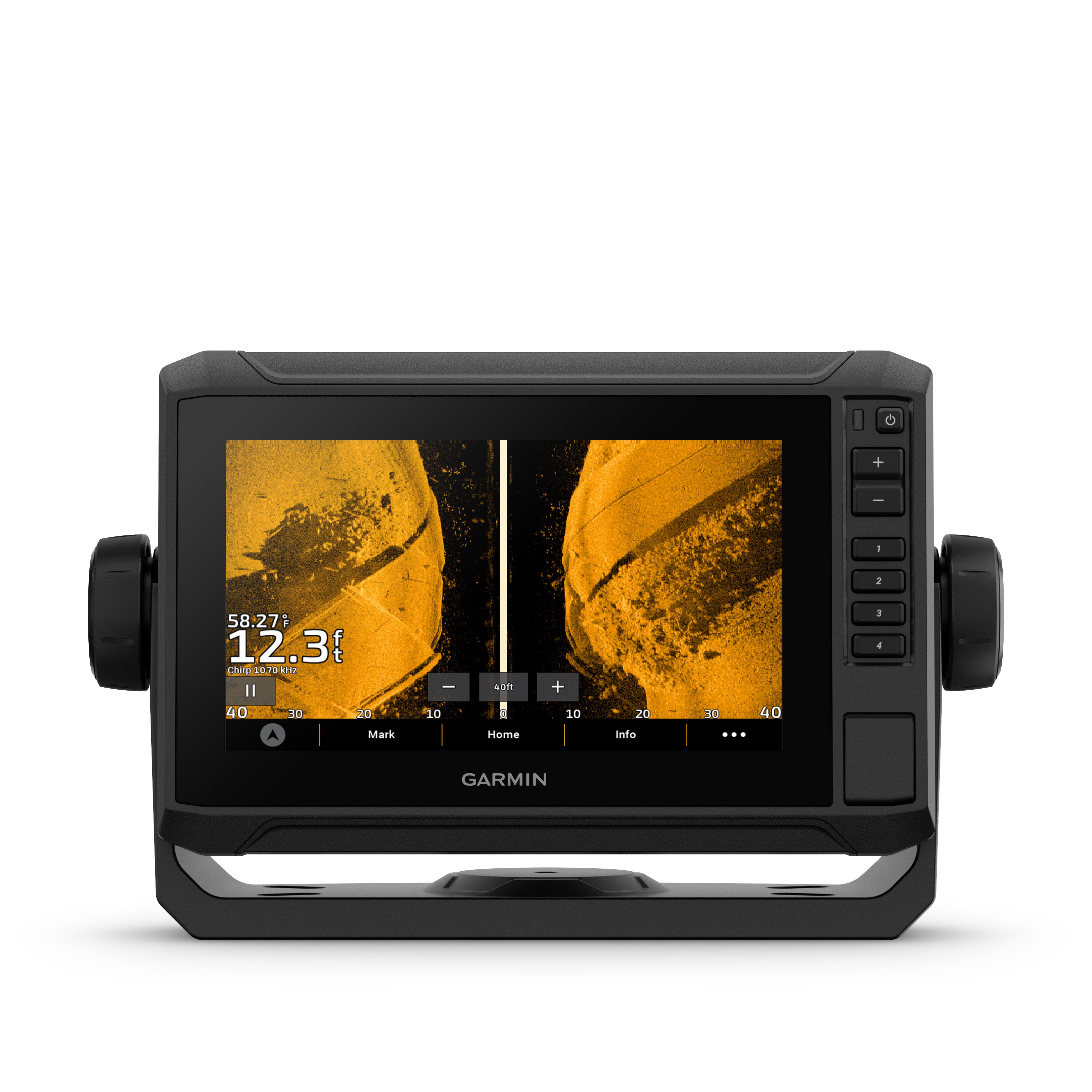 Garmin ECHOMAP UHD2 73sv US Lakes and Rivers GN+ with GT54-TM Transduc