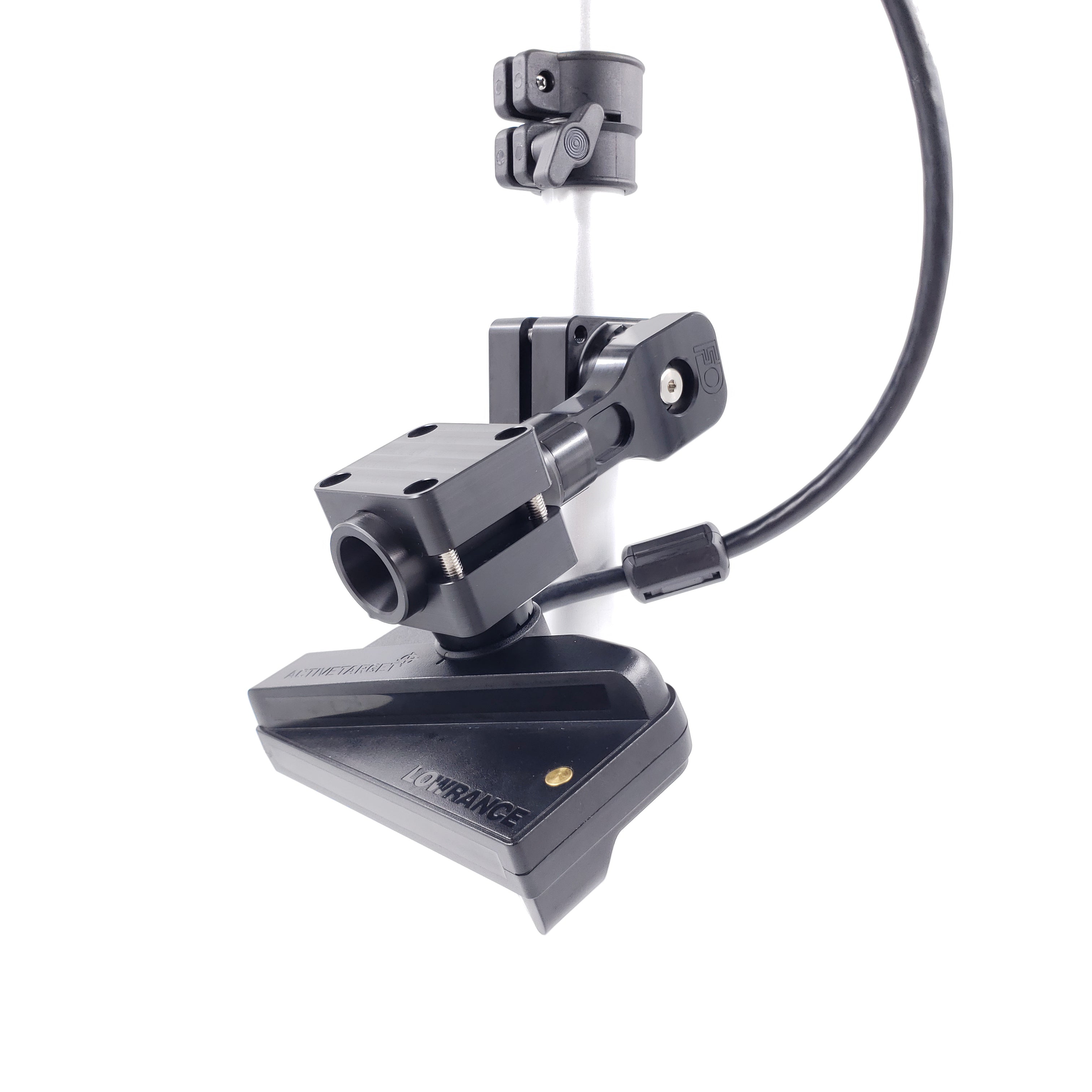 DOMINATOR-ULTIMATE LOWRANCE ACTIVE TARGET ADJUSTABLE SCOUT MODE MOUNT WITH ZERO DEG PKG FOR 1.5" POLES
