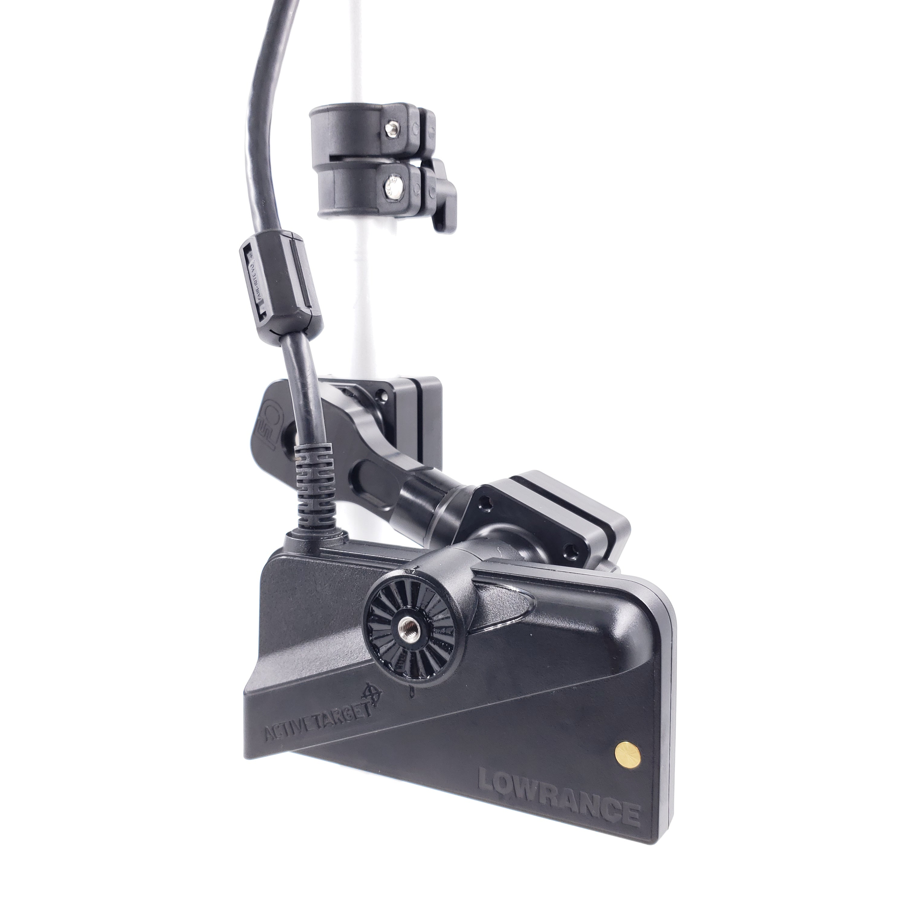 DOMINATOR-ULTIMATE LOWRANCE ACTIVE TARGET ADJUSTABLE SCOUT MODE MOUNT WITH ZERO DEG PKG FOR 1.5" POLES