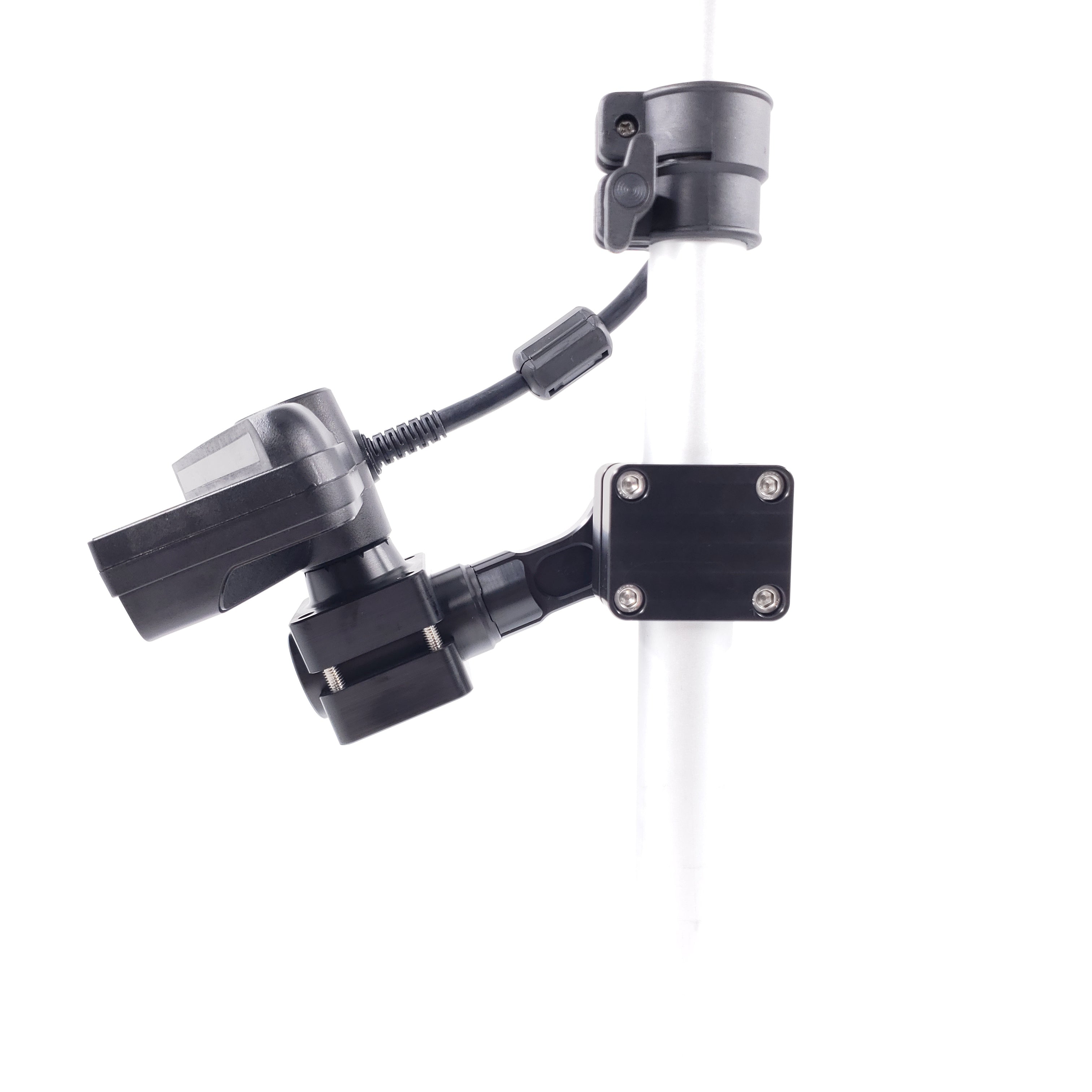 DOMINATOR-ULTIMATE LOWRANCE ACTIVE TARGET ADJUSTABLE SCOUT MODE MOUNT WITH ZERO DEG PKG FOR 1.5" POLES