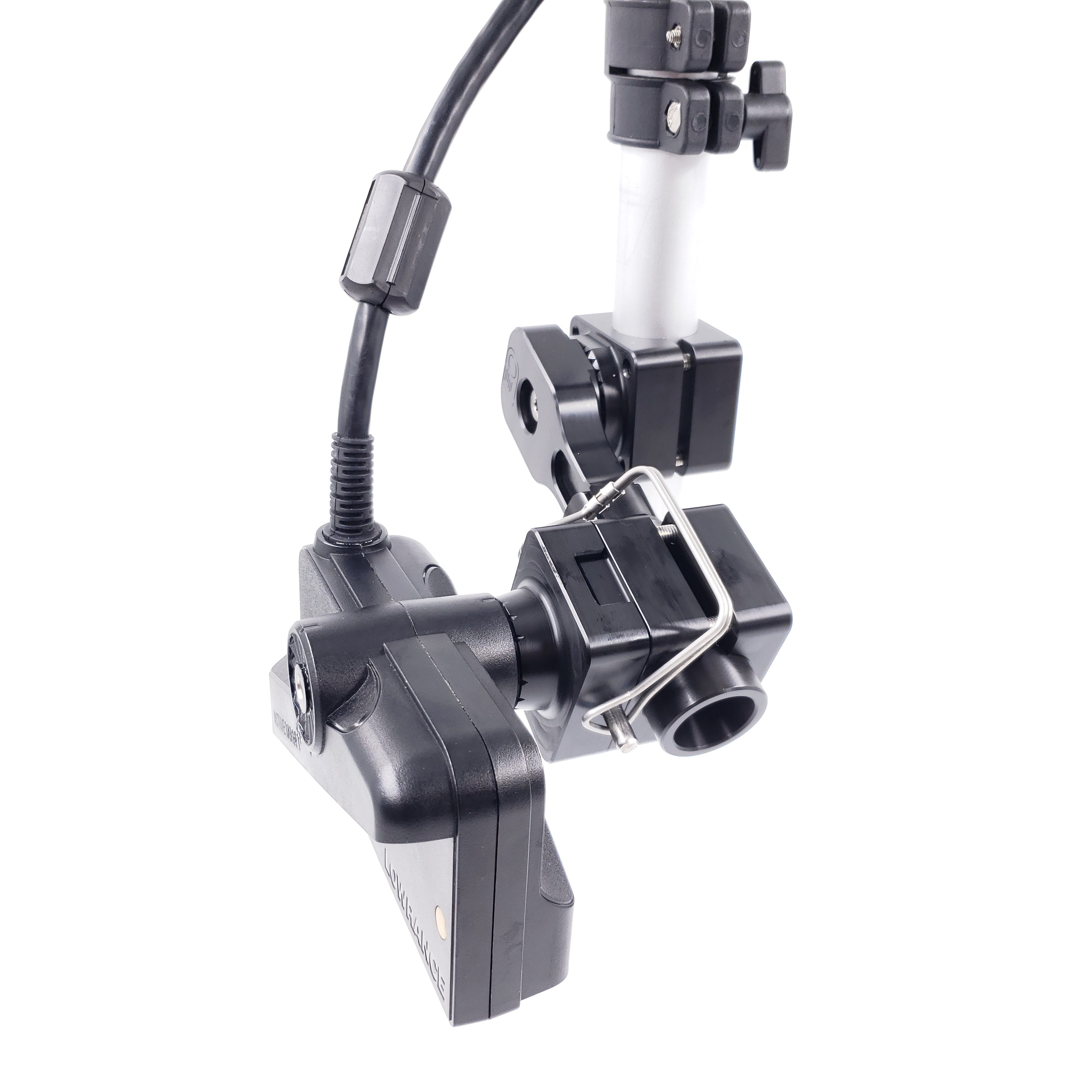 DOMINATOR-ULTIMATE LOWRANCE ACTIVE TARGET ADJUSTABLE SCOUT MODE MOUNT WITH QUICK RELEASE PKG FOR 1.5" POLES