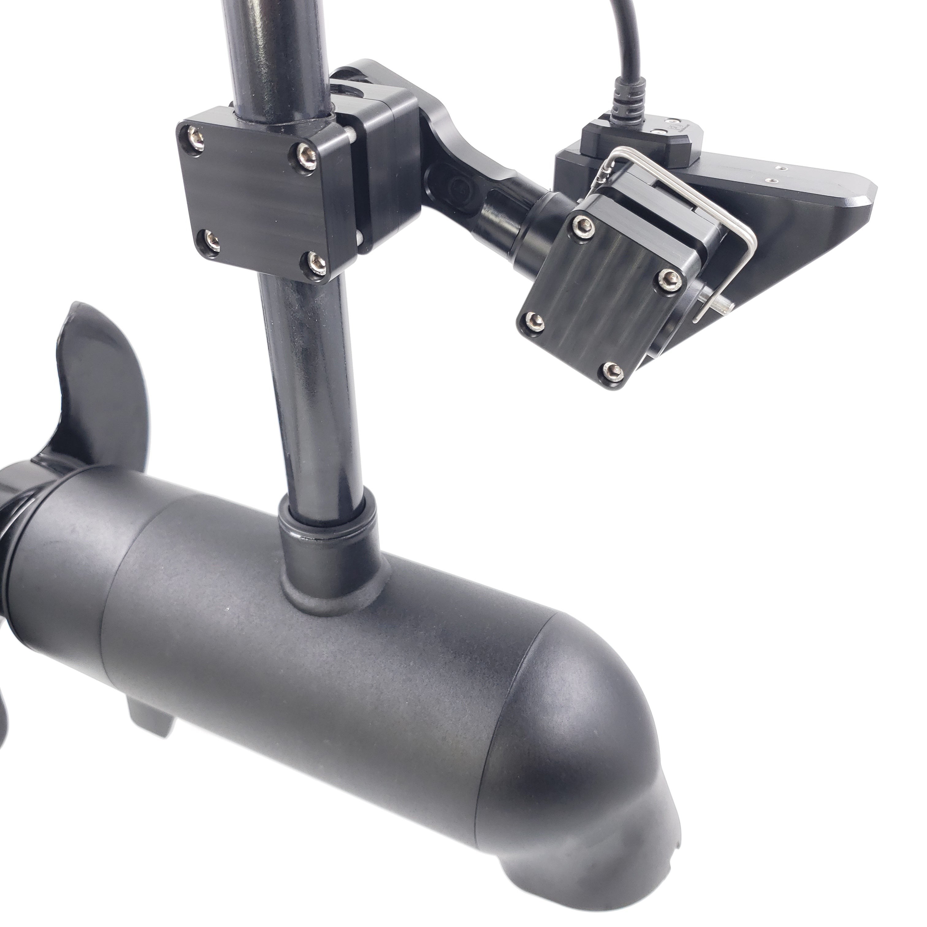 DOMINATOR-GARMIN LVS32 QUICK RELEASE MOUNT FOR TROLLING MOTOR / F.O. LINK SPACER INCLUDED