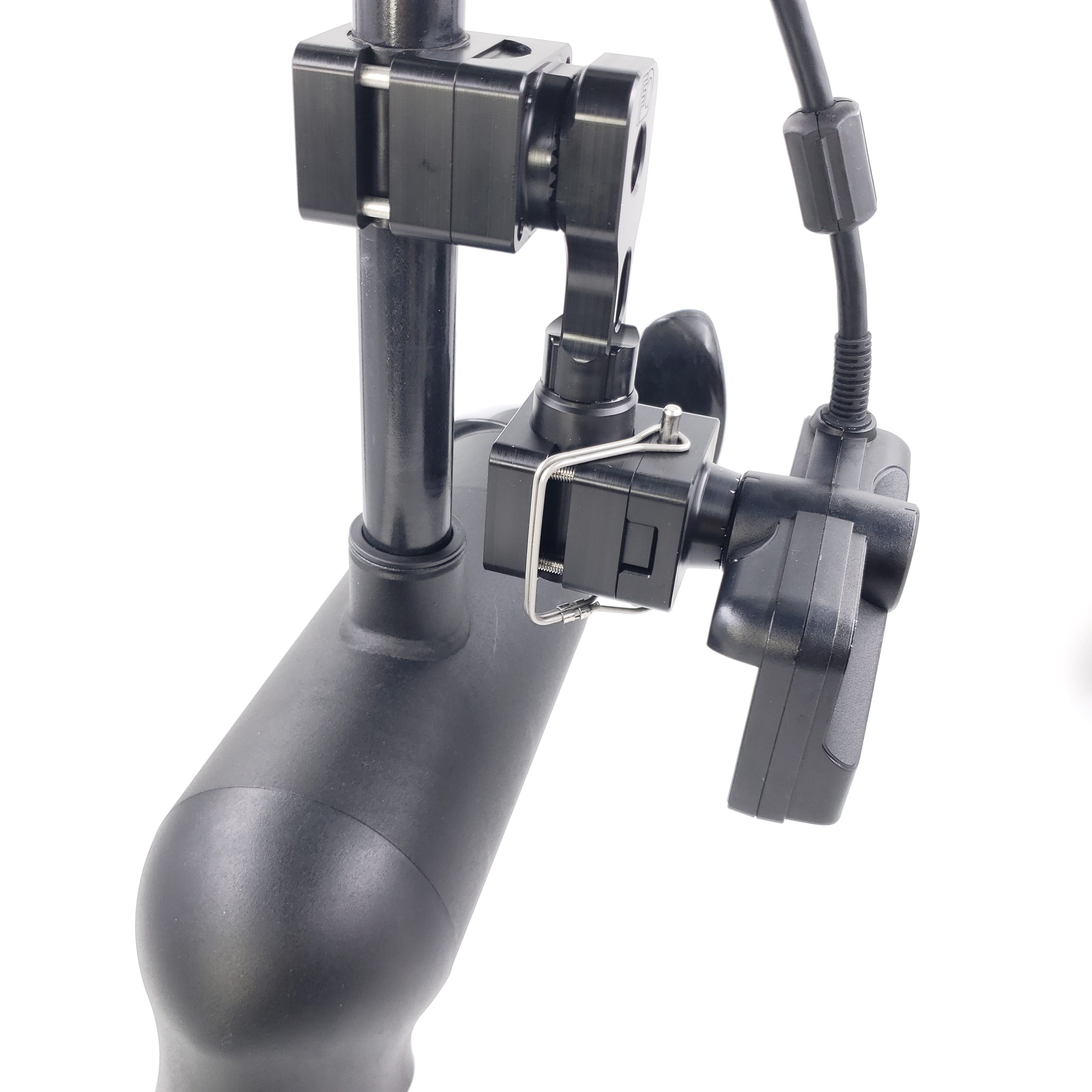 DOMINATOR-LOWRANCE ACTIVE TARGET QUICK RELEASE MOUNT FOR TROLLING MOTOR / F.O. LINK SPACER INCLUDED