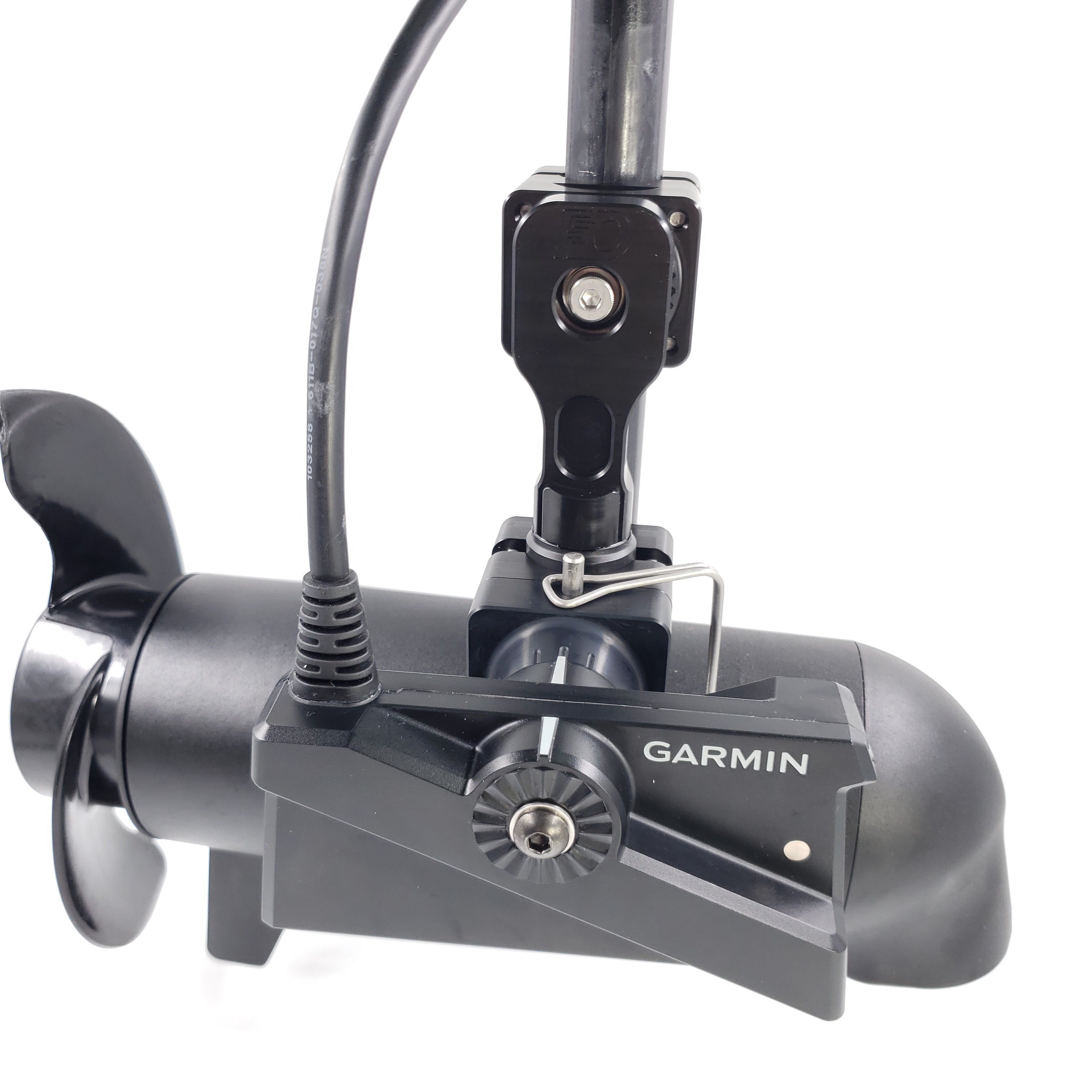 DOMINATOR-GARMIN LVS34 QUICK RELEASE MOUNT FOR TROLLING MOTOR / F.O. LINK SPACER INCLUDED