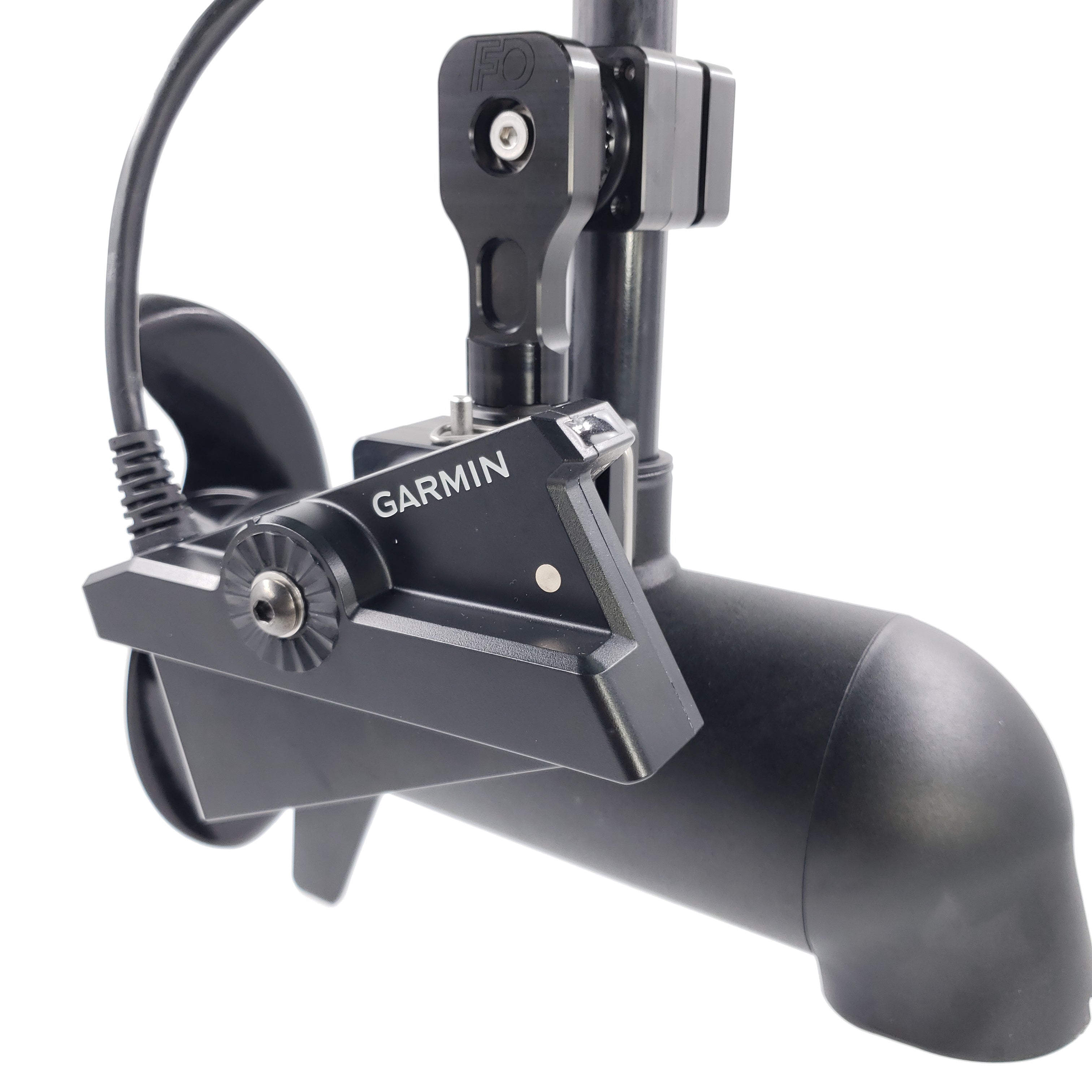 DOMINATOR-GARMIN LVS34 QUICK RELEASE MOUNT FOR TROLLING MOTOR / F.O. LINK SPACER INCLUDED