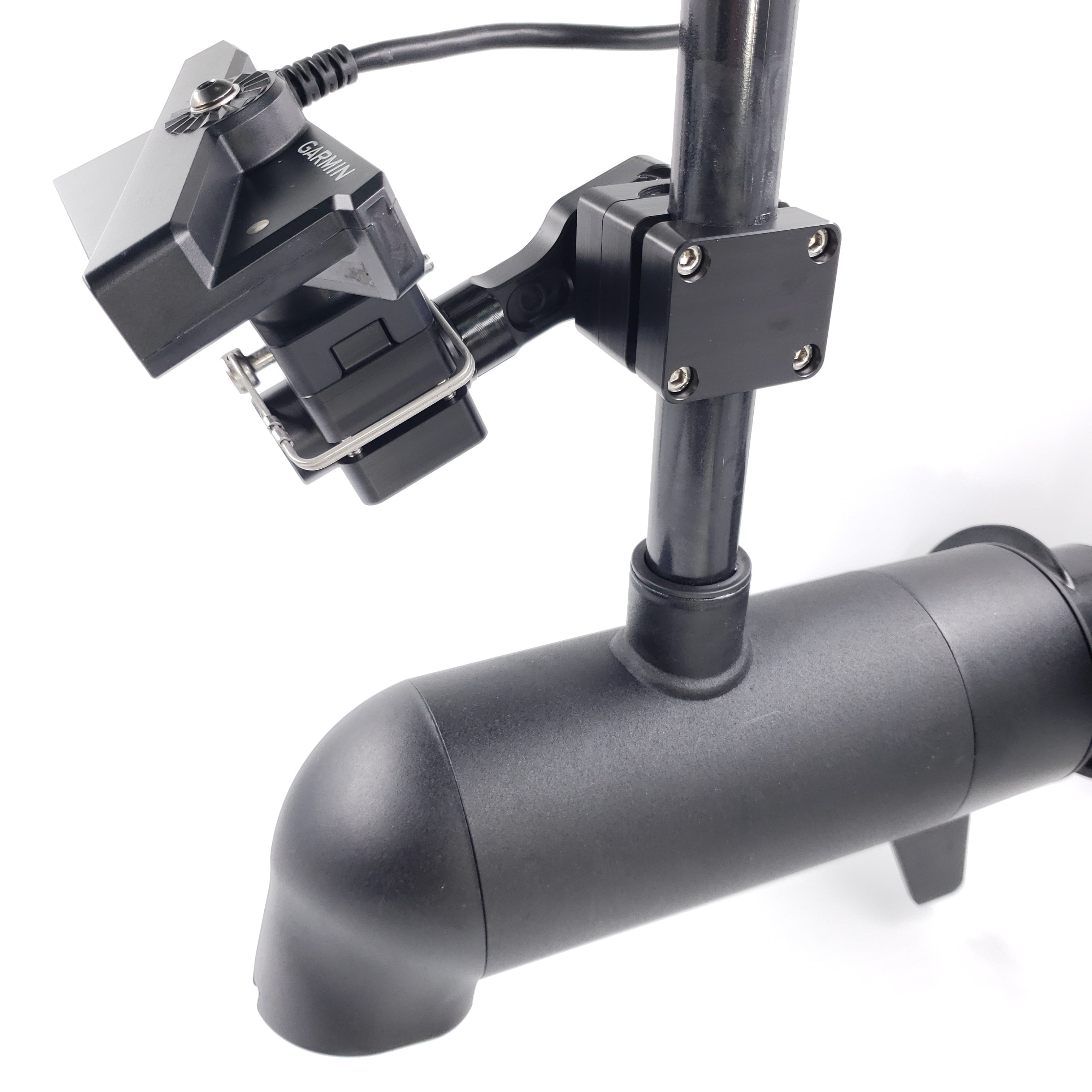 DOMINATOR-GARMIN LVS34 QUICK RELEASE MOUNT FOR TROLLING MOTOR / F.O. LINK SPACER INCLUDED