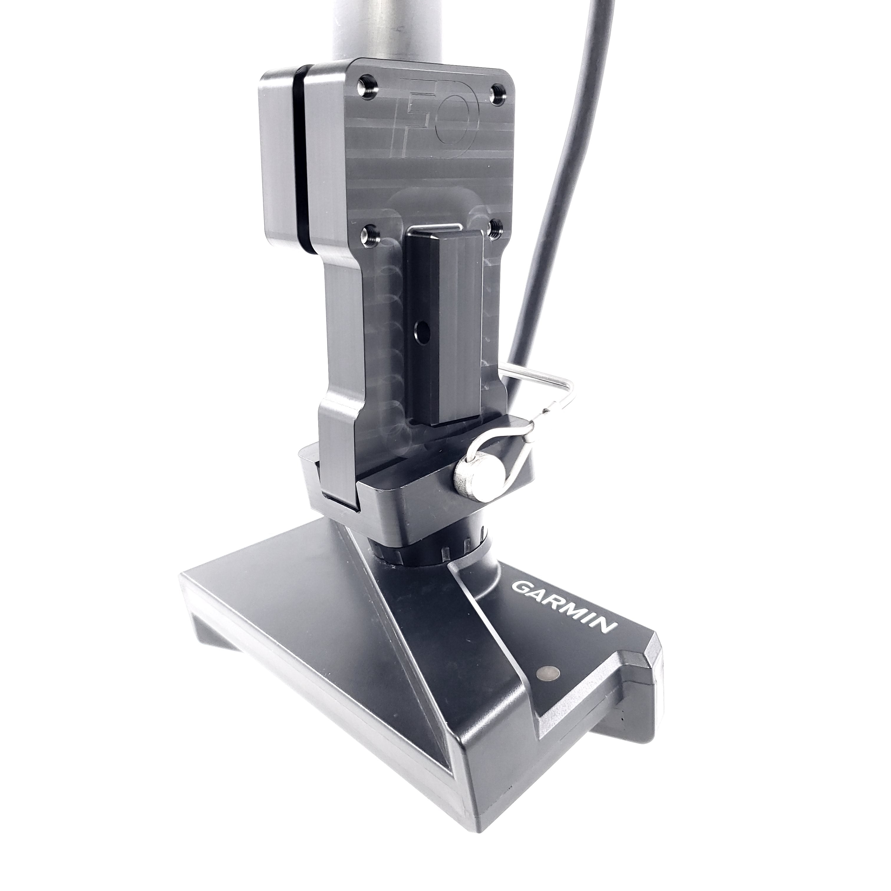 0 DEGREE GARMIN LIVESCOPE PLUS LVS34 ICE POLE  FORWARD/DOWN/PERSPECTIVE MOUNT, QUICK RELEASE TRANSDUCER MOUNT