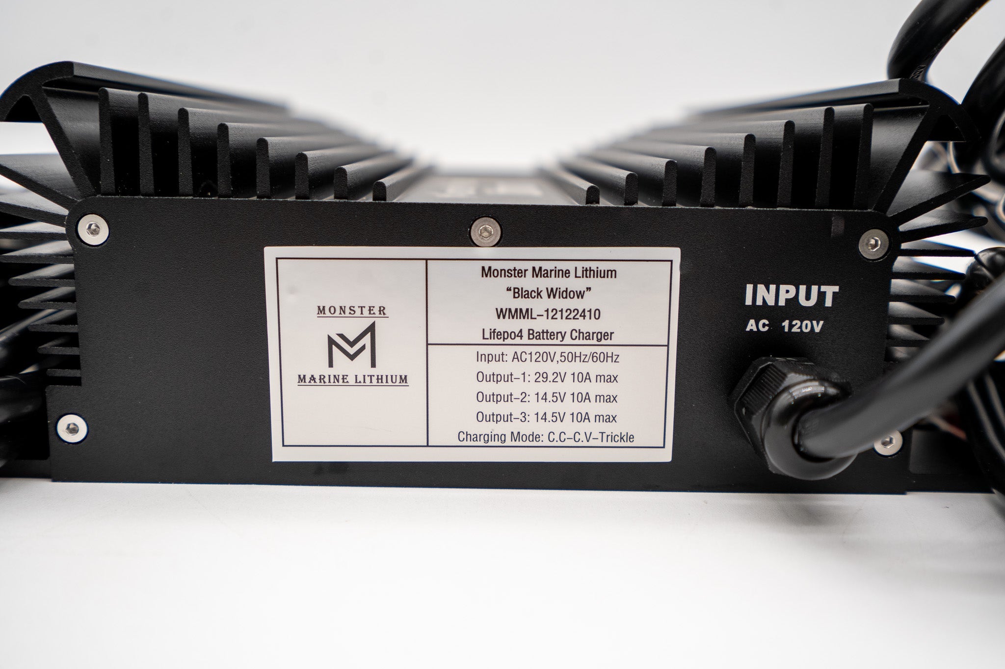 Triple Bank 12v, 12v & 24v marine waterproof Lead/AGM-Lithium charger