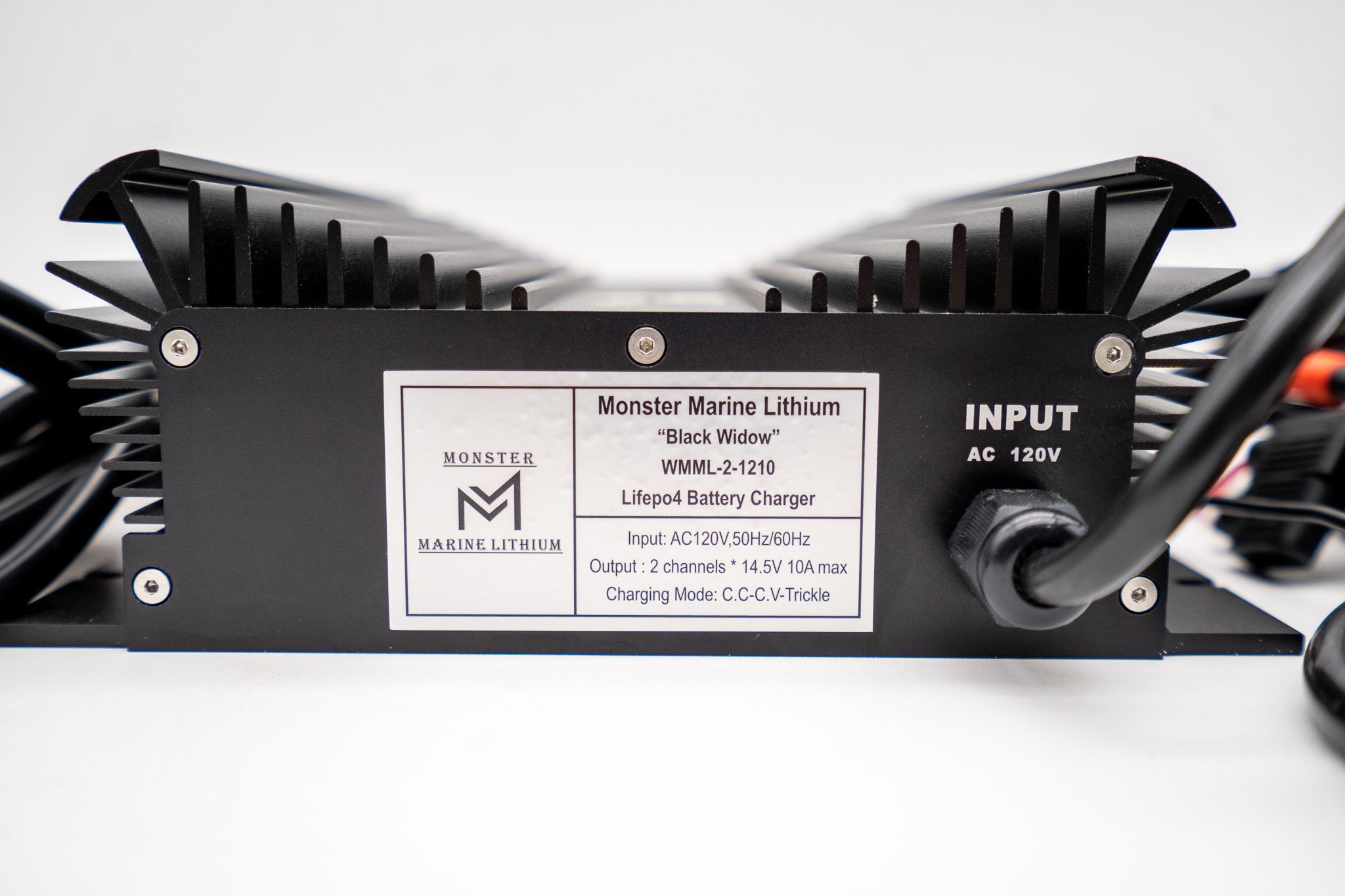 2 Bank Lithium/AGM/Lead Marine Waterproof Battery Charger