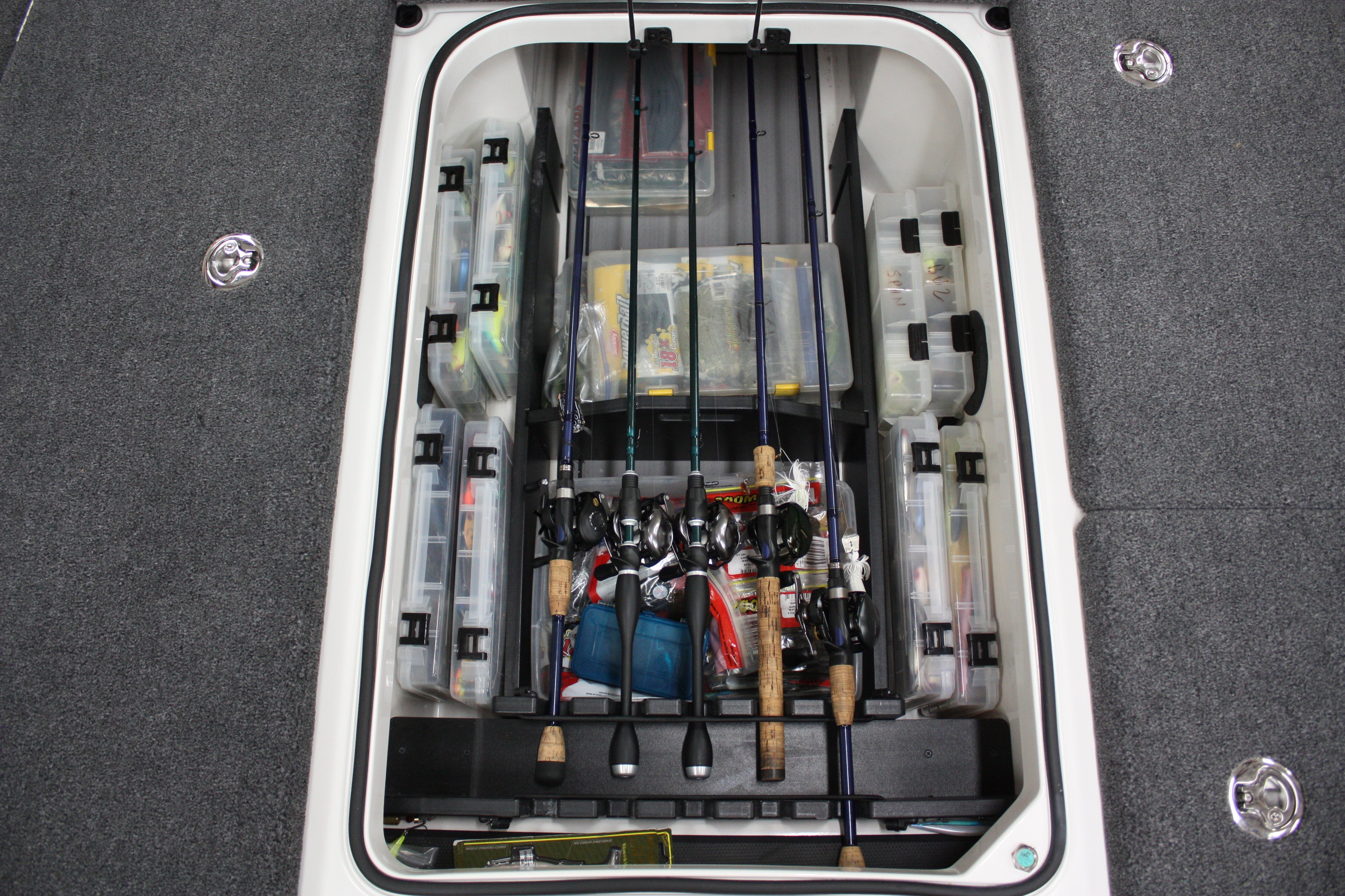 NPDRANG0015 2023-2025 Ranger® Z521 / 520 R FRONT DECK CENTER COMPARTMENT TACKLE STORAGE TRAY SYSTEM