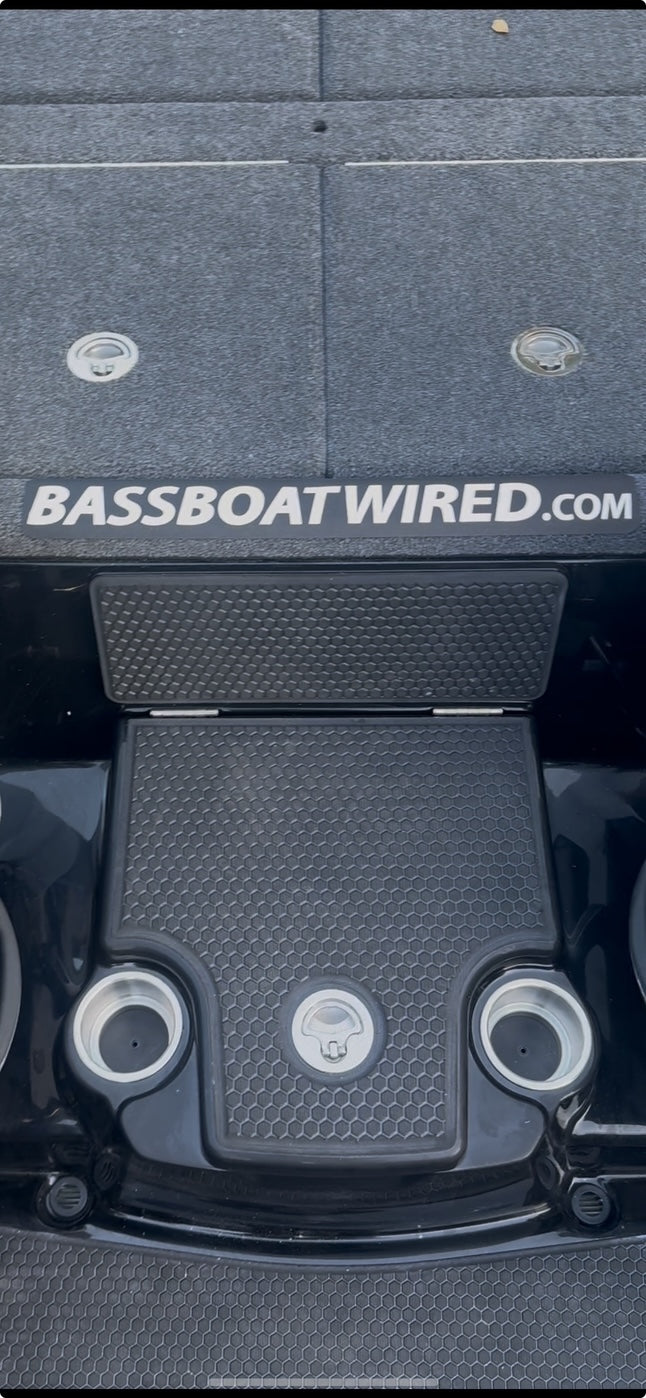BassBoatWired Carpet Decal 3" x 24"