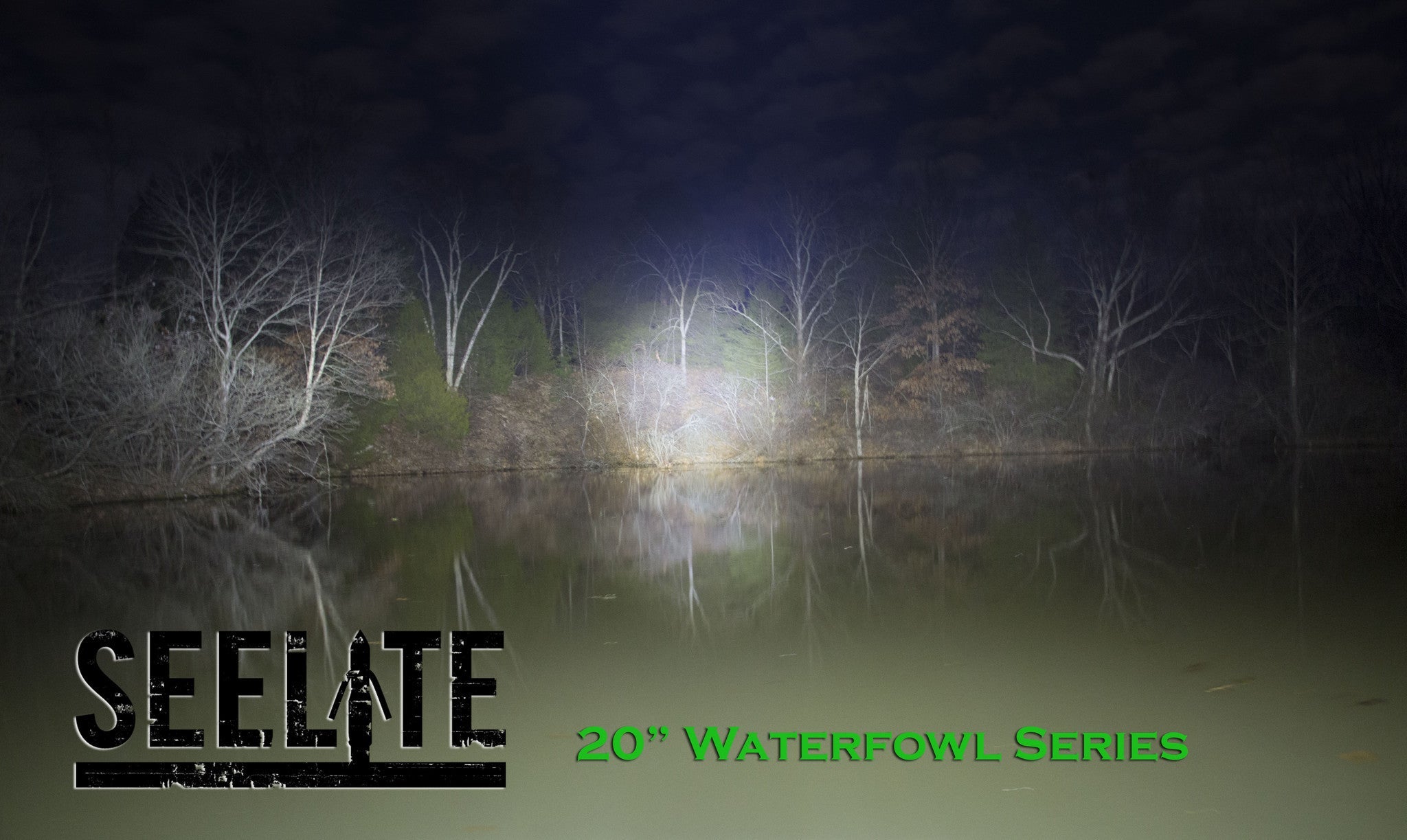 20" Waterfowl Series - Double Row BlackOut LED Light Bar