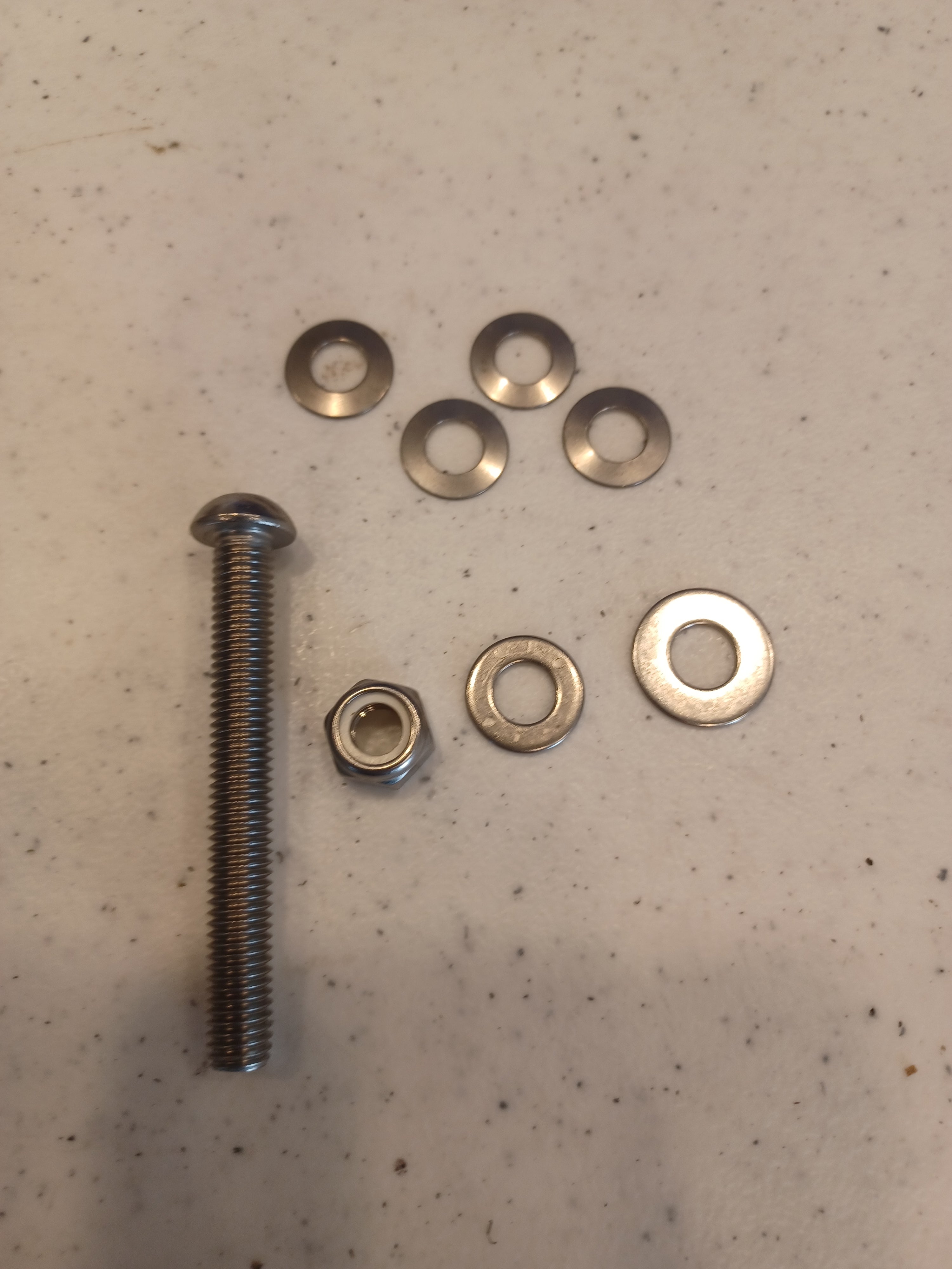 LVS34 TRANSDUCER BOLT AND SPRING ASSEMBLY HARDWARE PACK