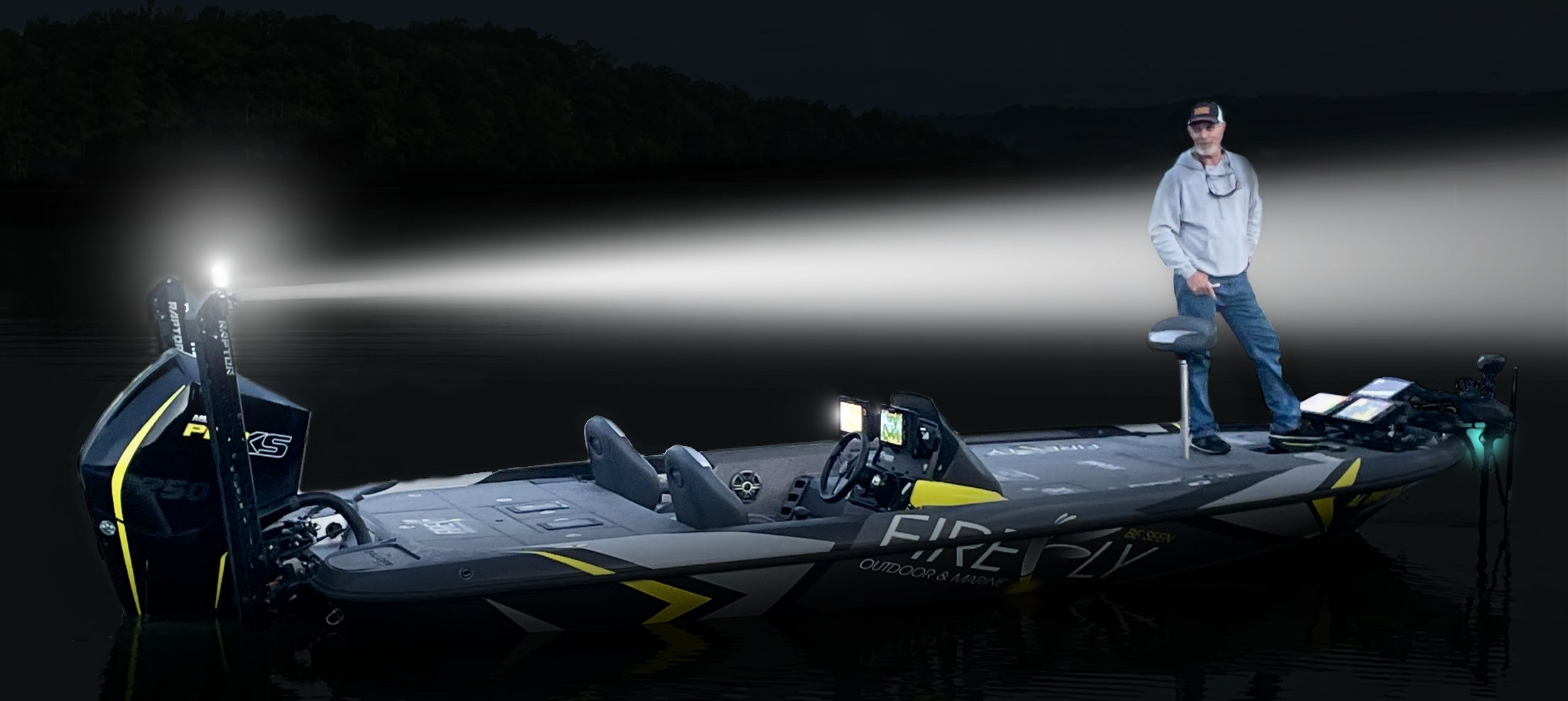 FIREFLY Torch Series W/Spotlight - Shallow Water Anchor Light