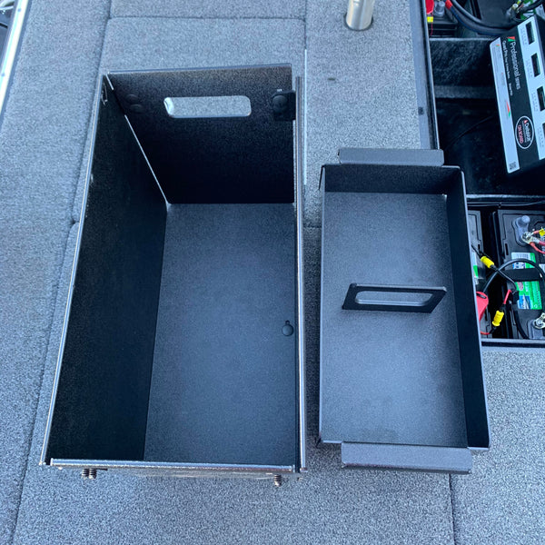 ディミトリー　　mhsk9 Skeeter Battery Compartment Trays | Bass Boat Wired