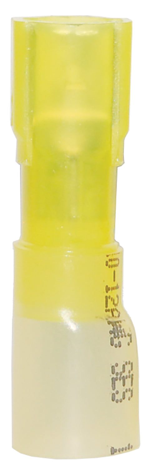 Ancor 10-12 Female Disconnect Heat Shrink Yellow 25 Pack