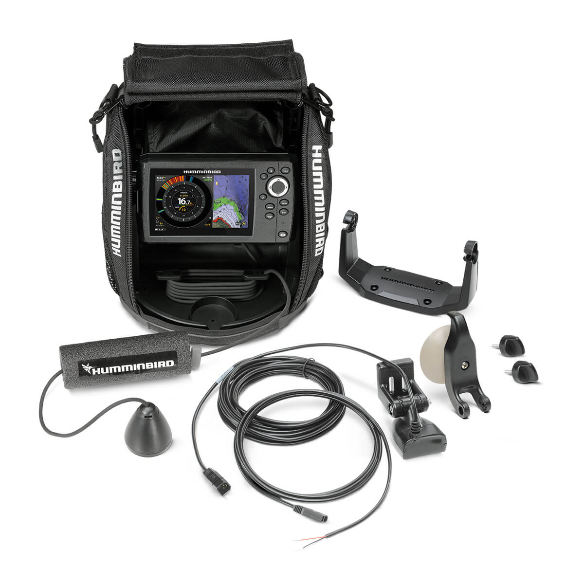Humminbird HELIX5 CHIRP G3 Ice Sonar GPS All Season Kit